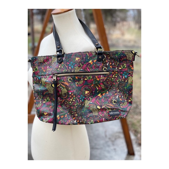 SOLD Sakroots Boho Tote Bag Purse Floral Print - Picture 4 of 16